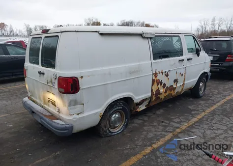 1996 Dodge Ram Van B2500 из США, поврежденный, VIN 2B7HB21X6TK139766